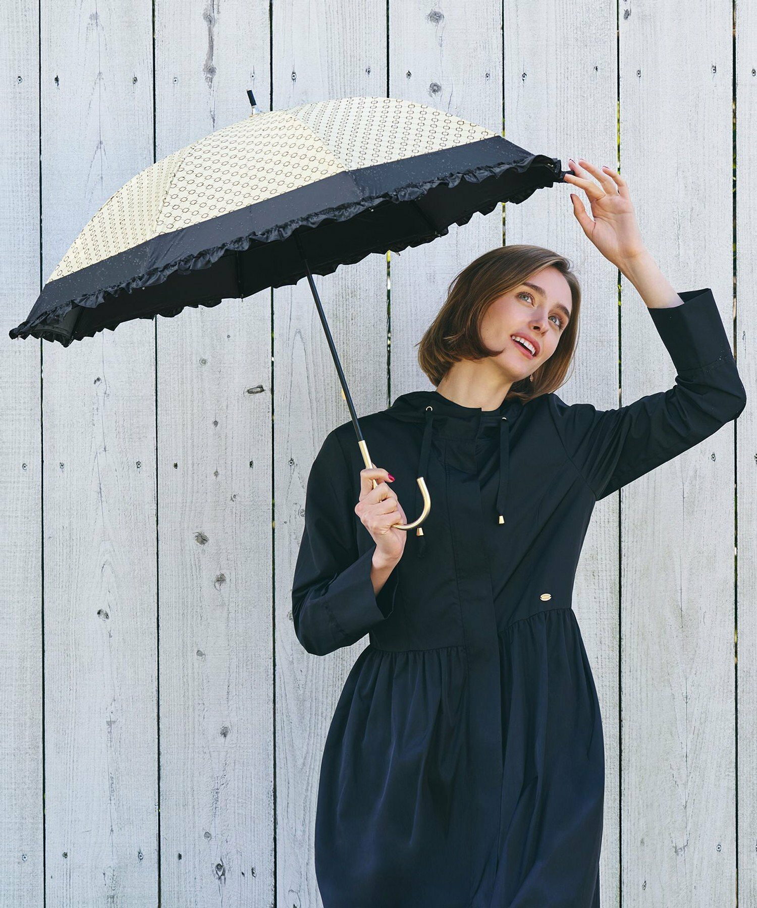 【晴雨兼用】【UVカット99.9%以上・遮光性99.9%以上・防水】SMALL CLOVER UMBRELLA 長傘